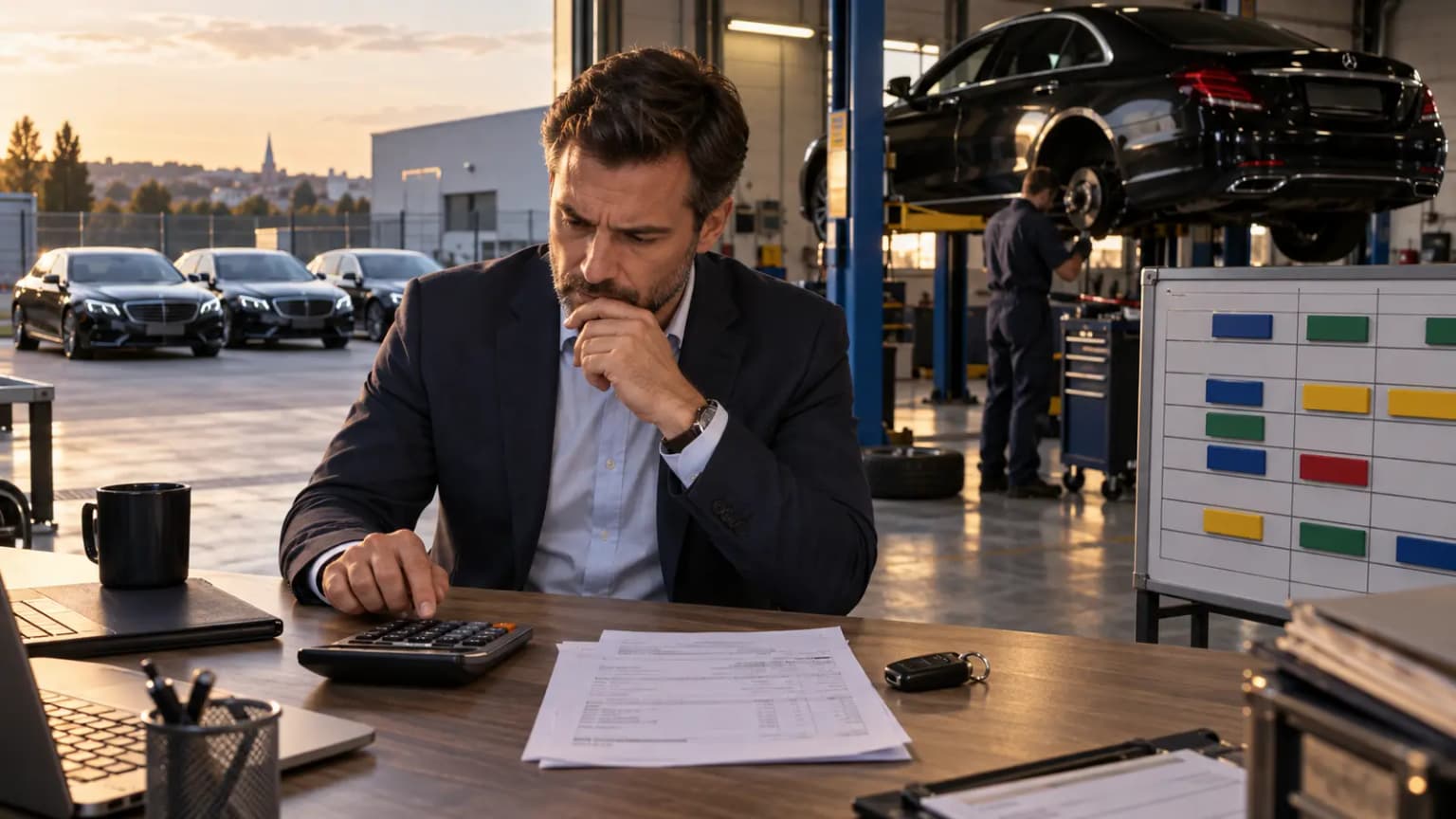 Coût d’immobilisation d’un VTC : mesurer la capacité perdue, pas seulement la facture du garage